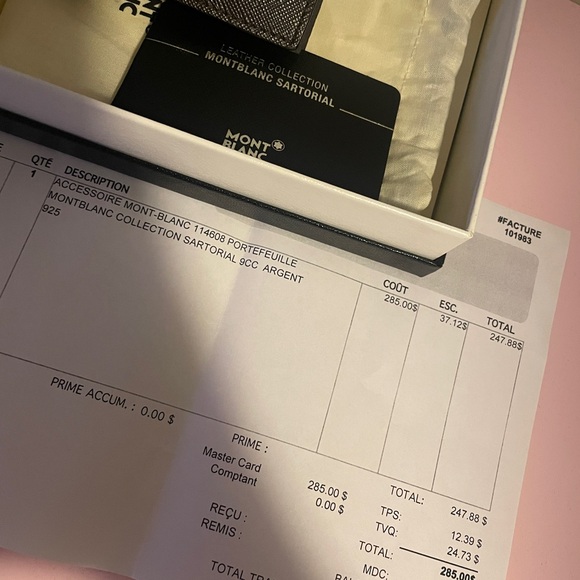 (SOLD )Mont Blanc collection sartorial wallet - Picture 8 of 9